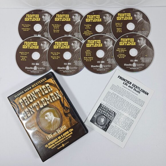 Classic Radio Western Frontier Gentleman Life & Death 8 CDs Digitally Remastered - Picture 4 of 5